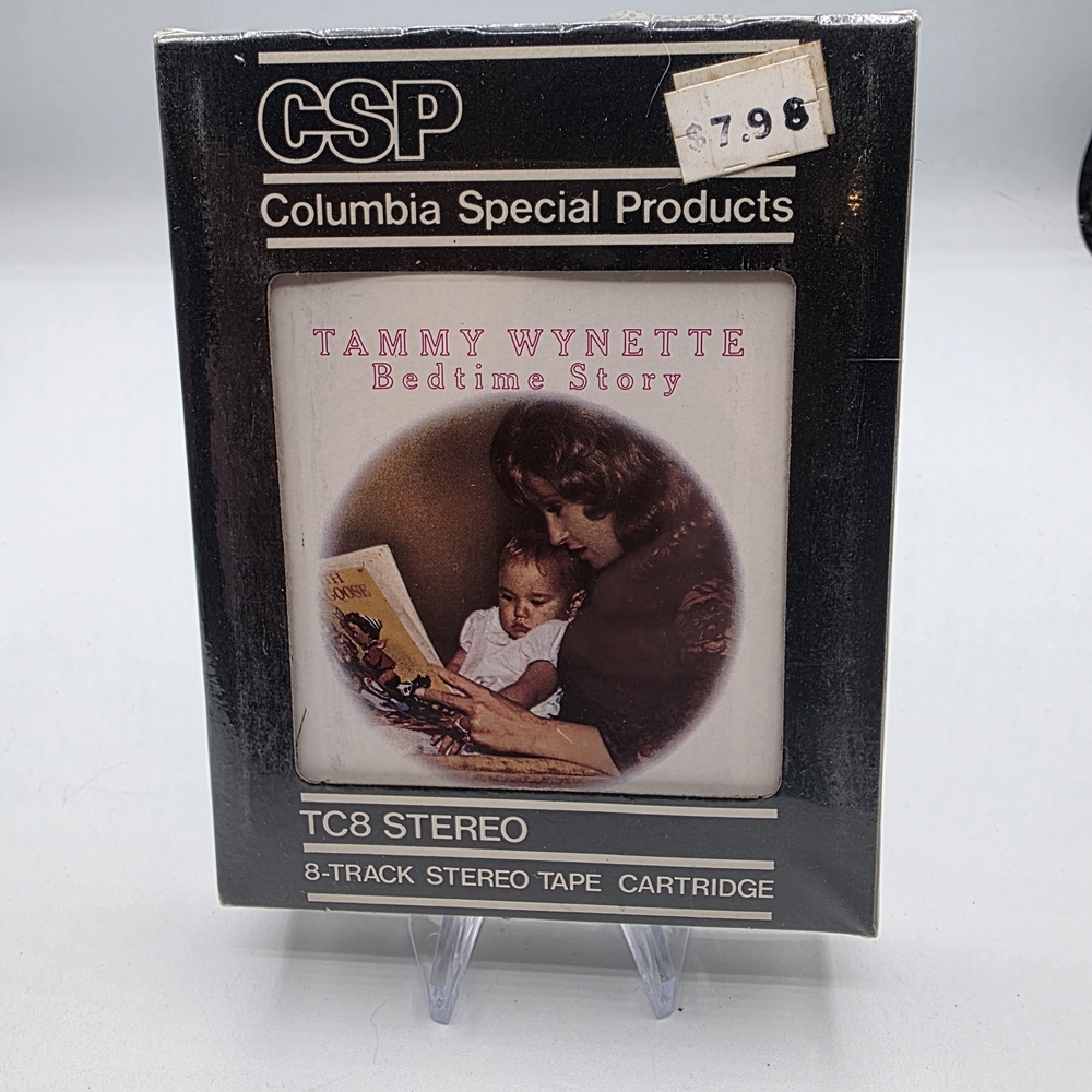 Factory Sealed Tammy Wynette Bedtime Story 8-Track Tape BA 13261
